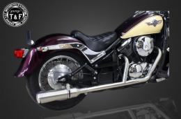 バルカン400　2in1クラシックマフラー(ステンレス)タイプ6