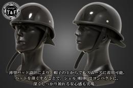 ハーフヘルメット　GANGSTAR(ギャングスター)　ブラック