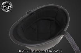 ハーフヘルメット　GANGSTAR(ギャングスター)　ホワイト