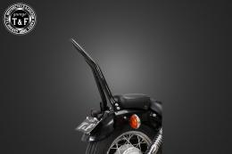 ビラーゴ250　極太φ38シーシーバーロング(ブラック)純正フェンダー専用