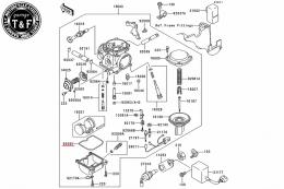 250TR　キャブレターガスケット(フロートのみ)