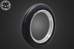 250TR　unilli(ユナリ)　ビンテージタイヤ19×4.00(オールブラック)