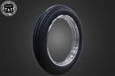 250TR　unilli(ユナリ)　ビンテージタイヤ18×4.00(オールブラック)