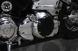 ドラッグスター400　ダミープライマリーカバー(メッキ/B)