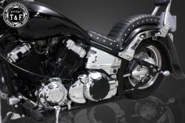 ドラッグスター400　ダミープライマリーカバー(メッキ/B)