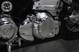 ドラッグスター400　ダミープライマリーカバー(メッキ/D)