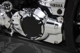 ドラッグスター400　ダミープライマリーカバー(メッキ/F)