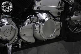 ドラッグスター400　ダミープライマリーカバー(メッキ/G)