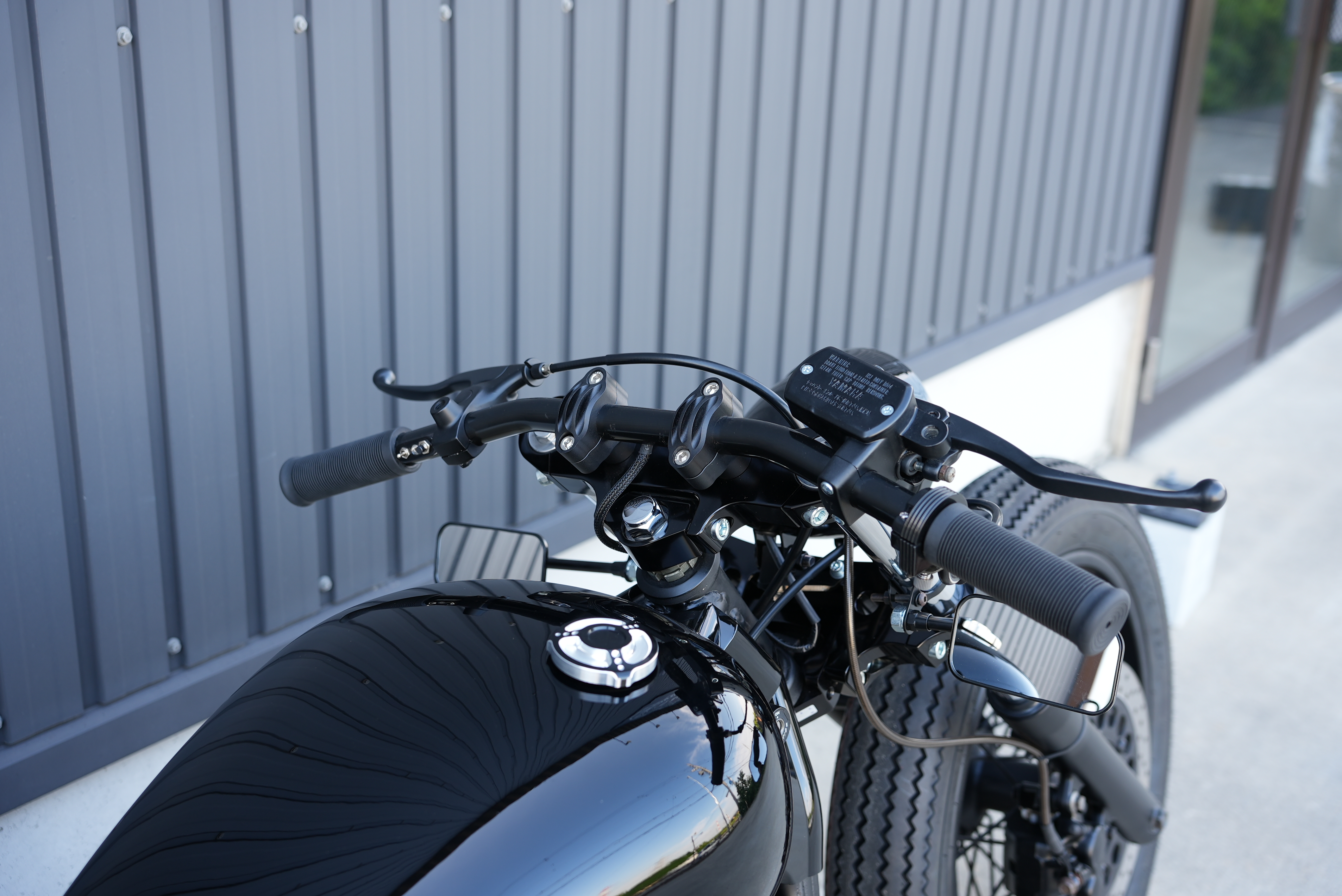 アメリカン　バイクシート 流線型 黒 お客様より画像が届きました！ありがとうございます！！ #z750gp