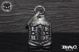 Bravo Bells(ブラボーベル)  Live To Ride Biker Shield Bell(ライブ・トゥ・ライド・バイカー・シールド・ベル) BB-136