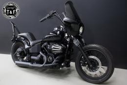 ドラッグスター400　2in1スラッシュカットマフラー(ブラック)