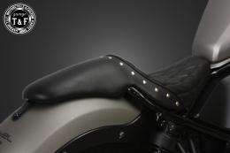 レブル250　スタッド付きガンファイターシート(ダイヤ)BK/BK