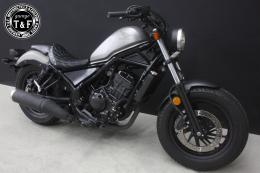 レブル250　スタッド付きガンファイターシート(ダイヤ)BK/BK