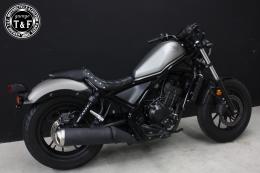 レブル250　スタッド付きガンファイターシート(ダイヤ)BK/BK