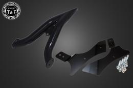 スラッシャー400　極太φ38シーシーバーショート(ブラック)純正フェンダー専用