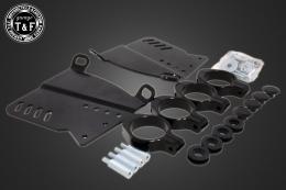 ドラッグスター400　フェアリングカウル(Ver3)ブラック(LOWライトスモークシールド)