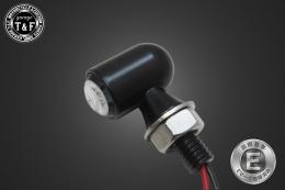 超小型マイクロウィンカー(LED)ブラック　クリアーレンズ仕様