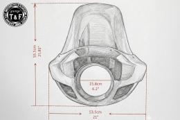 ドラッグスター400　フェアリングカウル(Ver4)ブラック(HIGHライトスモークシールド)