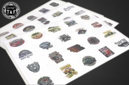 ステッカーA/(ヴィンテージシリーズ)　防水仕様