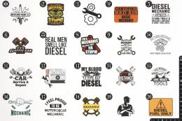 ステッカーB/(メカニックシリーズ)　防水仕様