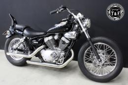 ビラーゴ250　極太φ38シーシーバーショート(ブラック)純正フェンダー専用
