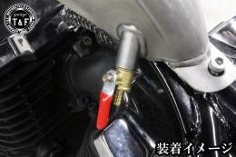 ガソリンコック(1/4NPT)ノーマルタイプ　φ6ストレート