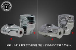 ビラーゴ250　オーバルハンドルポスト6インチ(ブラック)