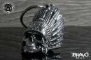 Bravo Bells(ブラボーベル) Indian Chief Skull Chrome Bell(インディアンチーフスカルクロームベル) CL-06
