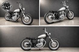SR400　バナナシェイプタンクKIT(スチール製)