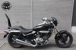 エリミネーター250V　極太φ38シーシーバーロング(ブラック)純正フェンダー専用