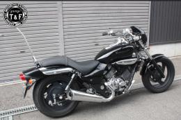 エリミネーター250V　純正フェンダー専用シーシーバーショート(メッキ)