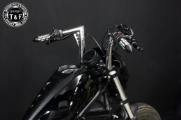 レブル250(2017〜2019年)ABS非搭載モデル　極太バットマンハンドル　10インチ(メッキ)&ワイヤーセット